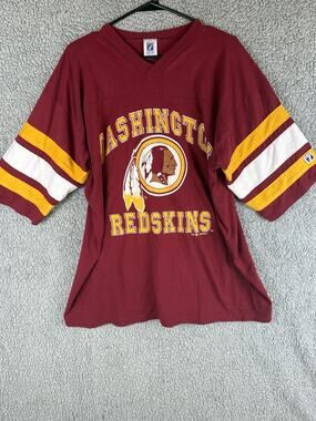 Logo 7 Vintage 1992 Washington Redskins Shirt Size XL NFL